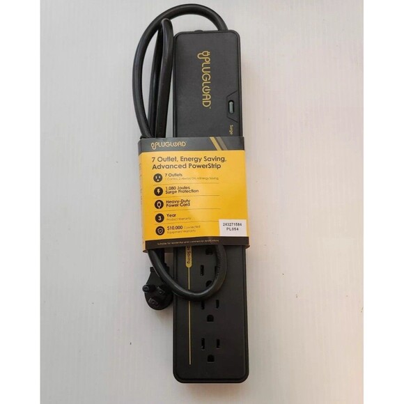 NEW 7 Outlet Energy Saving Advanced Power Strip Made By PlugLoad Heavy Duty… - Picture 1 of 2
